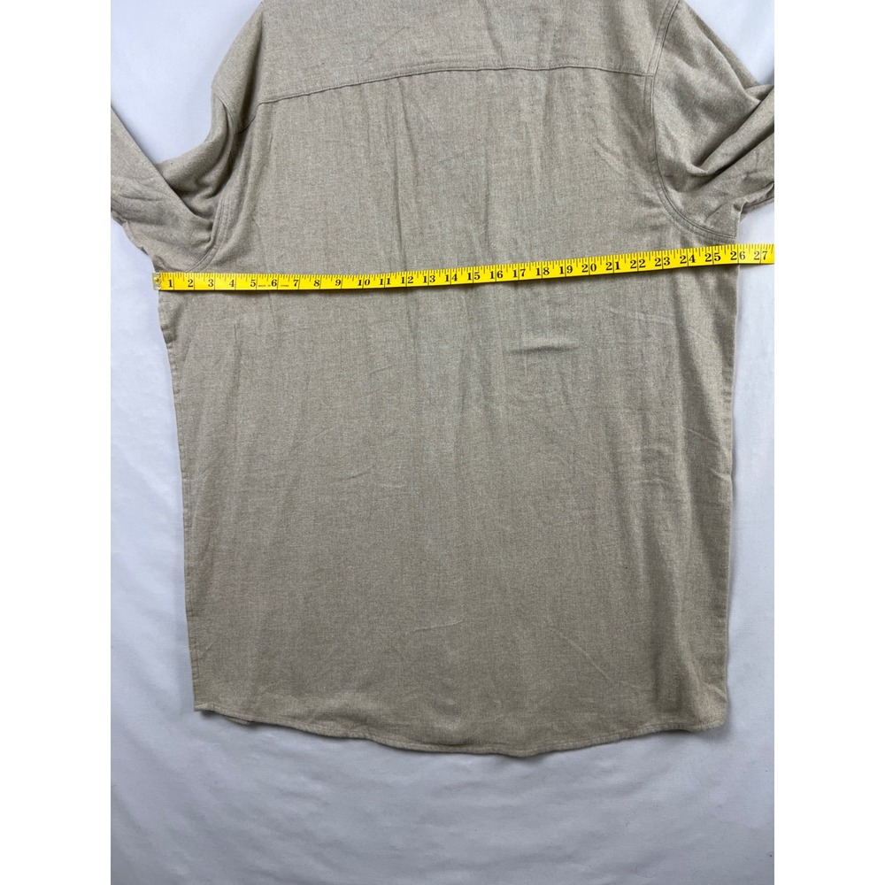 RedHead Button Down Shirt Mens XLT Tan Long Sleeve Cotton Flannel Tall NWT - Picture 7 of 9